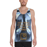 Unisex Tank Top - DON'T PANIC MY RACE DON'T KNOW I'M HERE